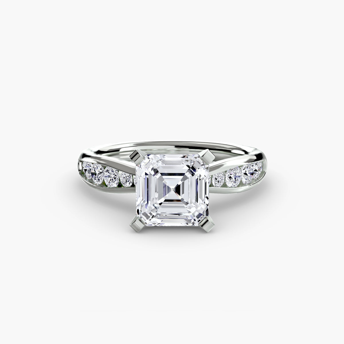Solitaire with Pavé 3