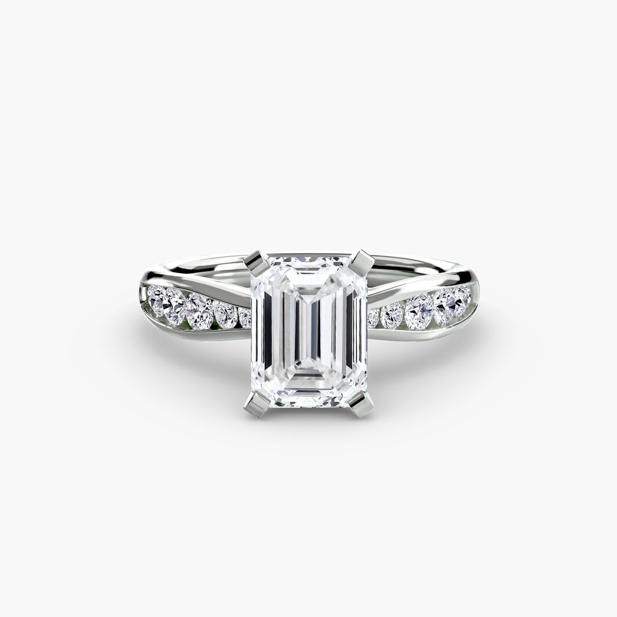 Solitaire with Pavé 3