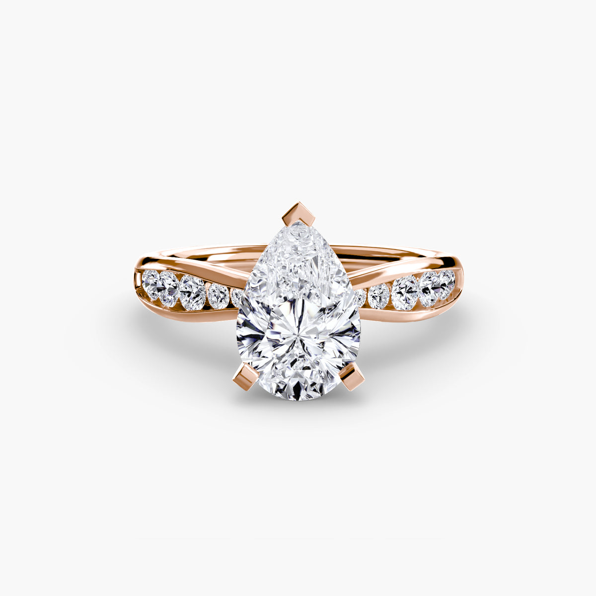 Solitaire with Pavé 3