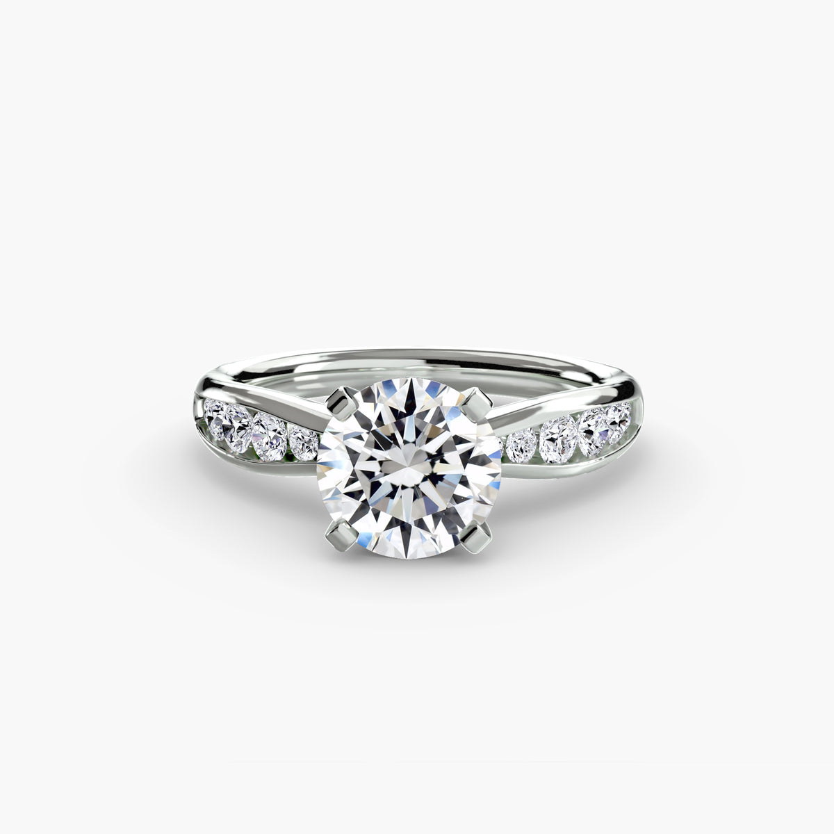 Solitaire with Pavé 3