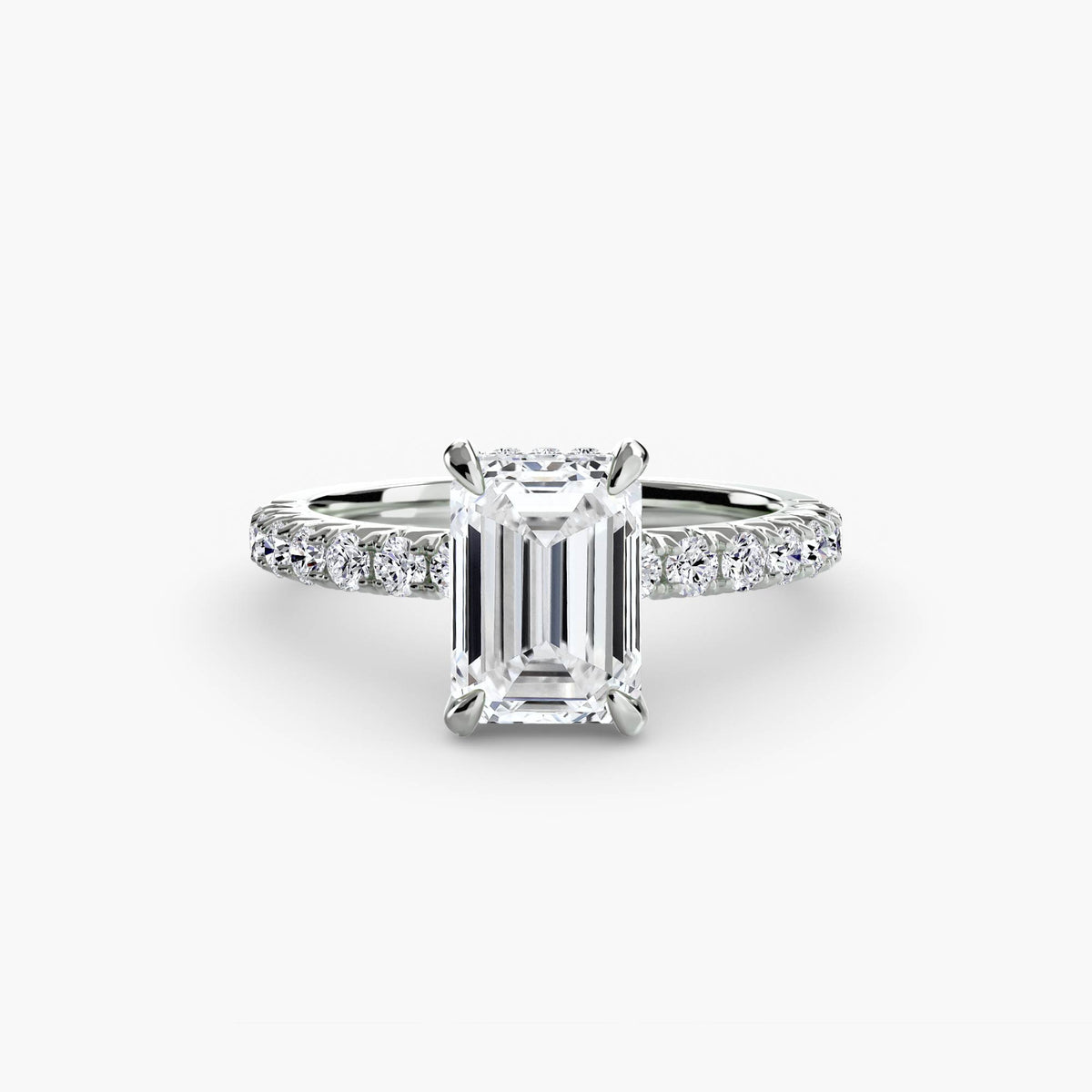 Solitaire with Pavé 6