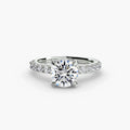 Solitaire with Pavé 6