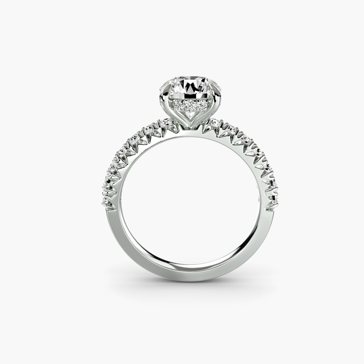 Solitaire with Pavé 6