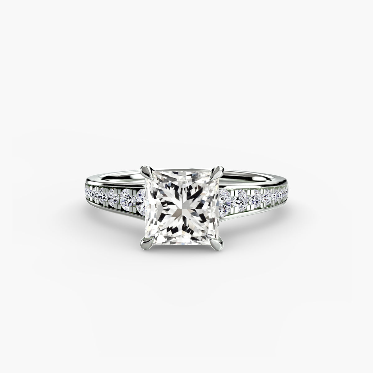 Solitaire with Pavé 7